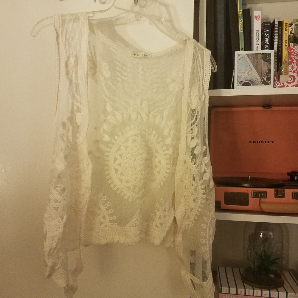Embroidered vest